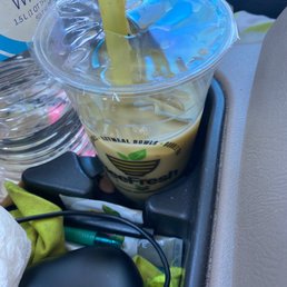 Matcha/jasmine tea tapioca balls