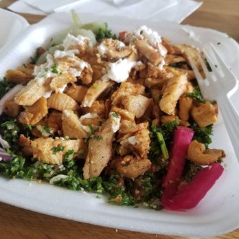 Habibi Lebanese Grill - Tabouli Salad with Chicken - Mediterranean Near Me - Orlando, Florida