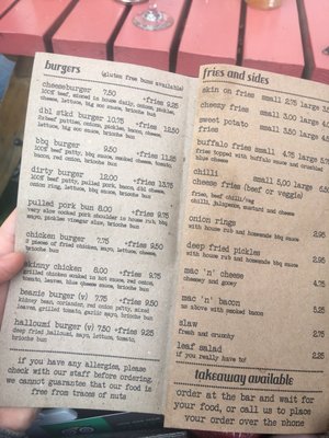 Menu photo 1 Big Society Oxford, OXF