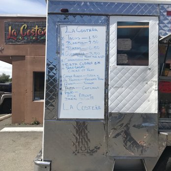 La Costena - a food truck with a menu written on the side - Food Trucks Near Me - Vancouver, Washington