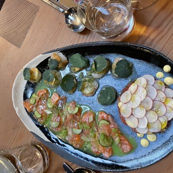 Itria - Fish Crudo platter - Italian Near Me - San Francisco, California Itria - Fish Crudo platter - Italian Near Me - San Francisco, California