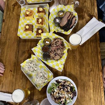 Jefferson Street BBQ - Cornbread, baked beans, coleslaw, cranberry blue salad, pulled pork, brisket - Barbeque Near Me - Converse, Indiana Jefferson Street BBQ - Cornbread, baked beans, coleslaw, cranberry blue salad, pulled pork, brisket - Barbeque Near Me - Converse, Indiana