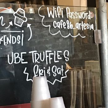 Cafe 86 - wifi password - Desserts Near Me - Artesia, California Cafe 86 - wifi password - Desserts Near Me - Artesia, California