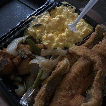 Sugar Mama's - Fried fish with eggs and home fries - Soul Food Near Me - Baltimore, Maryland Sugar Mama's - Fried fish with eggs and home fries - Soul Food Near Me - Baltimore, Maryland