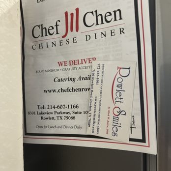 Chef Chen - Menu - Chinese Near Me - Rowlett, Texas