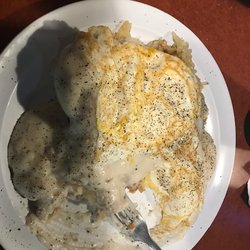 Miss Barlow's Cafe - Breakfast Shoe-the pepper is my habit-not a reflection of how good this was!