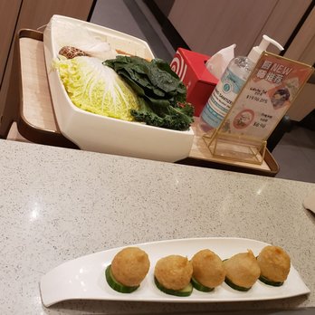 Haidilao Hotpot Katy - Side table area for dishes off your table - Seafood Near Me - Katy, Texas