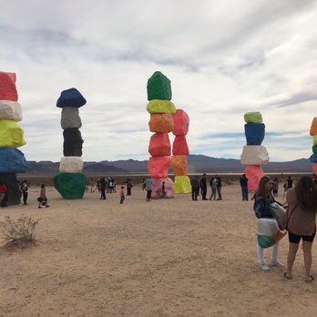 Seven Magic Mountains - Public Art Near Me - Las Vegas, Nevada