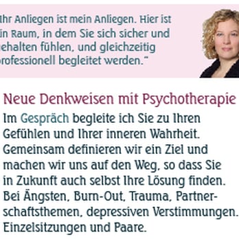 Heilpraktikerin Katrin Strumpf - Psychotherapie Berlin - Counseling & Mental Health Near Me - Wannweil, BW Heilpraktikerin Katrin Strumpf - Psychotherapie Berlin - Counseling & Mental Health Near Me - Wannweil, BW