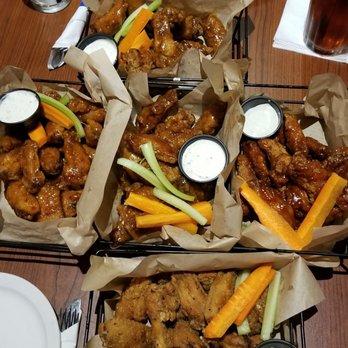 Kelseys Original Roadhouse - 1/2 price wings on Thursdays with a purchase of a drink.  Honey garlic, salt and pepper, sweet Thai chili and applewood bbq - Comfort Food Near Me - Scarborough, Ontario