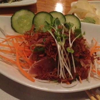Teru Sushi - Albacore tuna with crispy onion- so good! - Sushi Bars Near Me - Studio City, California Teru Sushi - Albacore tuna with crispy onion- so good! - Sushi Bars Near Me - Studio City, California