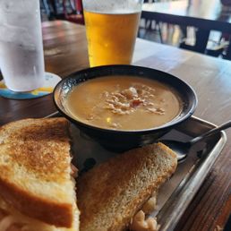 Lobster Grilled Cheese with Lobster Bisque Lobster Grilled Cheese with Lobster Bisque