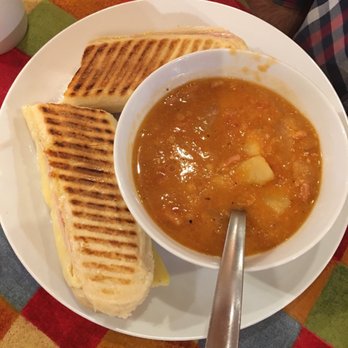 JJ's Cafe - Ham cheese Panini & lentil soup - Cafes Near Me - Fort William, HLD JJ's Cafe - Ham cheese Panini & lentil soup - Cafes Near Me - Fort William, HLD