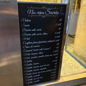 La Droguerie du Marais - Sweet crepe menu - Creperies Near Me - Paris, 75