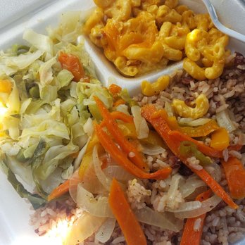J & F Caribbean Delight - Veggie plate with escovich sauce - Caribbean Near Me - Macon, Georgia