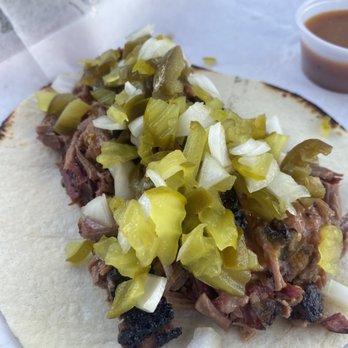 Brown's Bar-B-Que - Brisket wrap - Barbeque Near Me - Austin, Texas