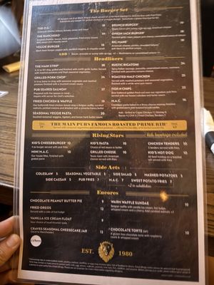Menu photo 3 The Main Pub Manchester, CT
