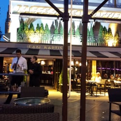 Jean-Baptiste - Front of the Restaurant from the patio or really from the street corner they operate on nice place speaks English not cheap
