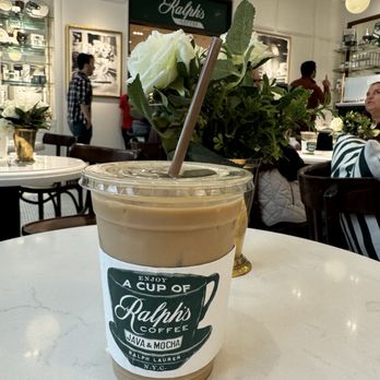 Ralph’s Coffee - Iced gingerbread latte - Coffee & Tea Near Me - McLean, Virginia