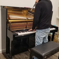 A & H Piano Tuning - Hans tuning my Yamaha U1