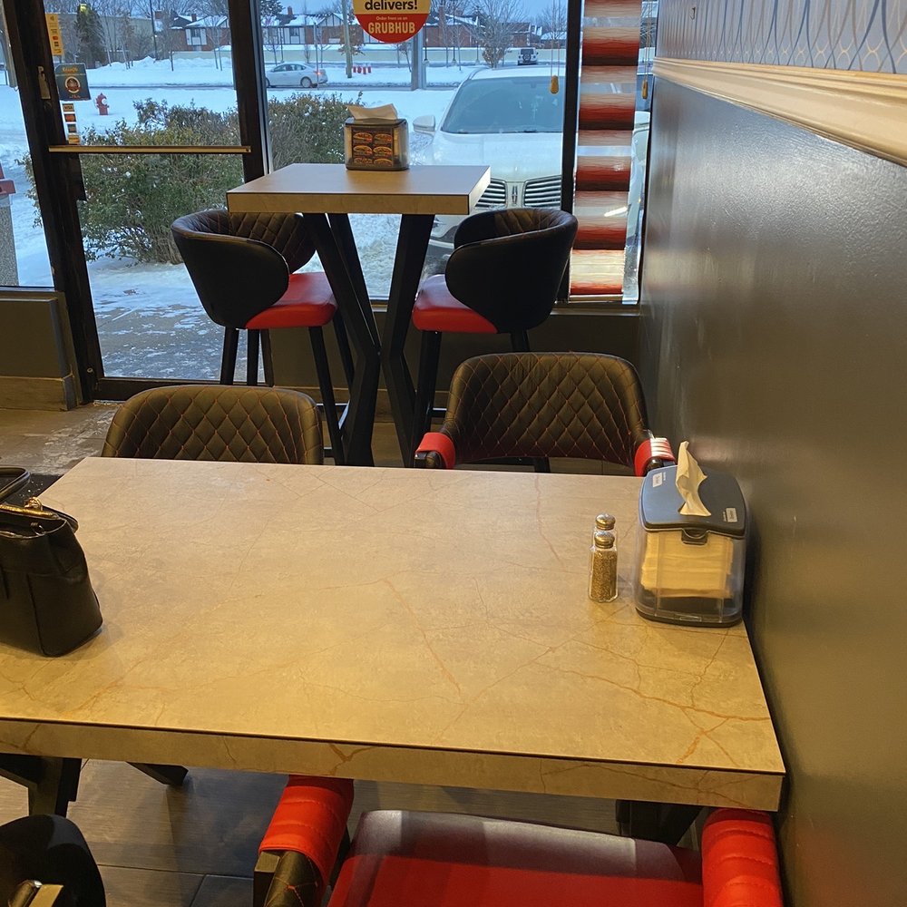 Casper Burger & Escalope - Inside Dine In Area - Burgers Near Me - Sterling Heights, Michigan Casper Burger & Escalope - Inside Dine In Area - Burgers Near Me - Sterling Heights, Michigan