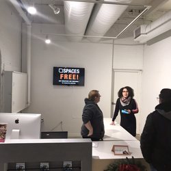 SPACES - Friday, 7 December 2018 - front desk.
