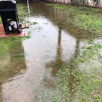 ANC Landscaping Services - Flooding from the rains in backyard before the drains were installed. - Landscaping Near Me - Victorville, California ANC Landscaping Services - Flooding from the rains in backyard before the drains were installed. - Landscaping Near Me - Victorville, California