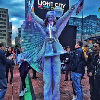 Light City Festival - Stilt walkers - Music Venues Near Me - Baltimore, Maryland Light City Festival - Stilt walkers - Music Venues Near Me - Baltimore, Maryland