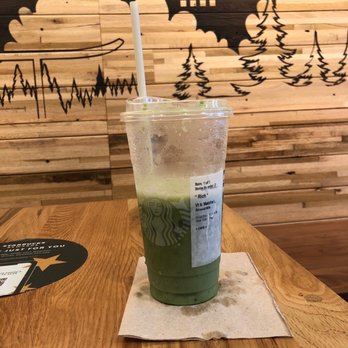 Starbucks - Venti Iced Matcha Latte with Almond Milk - Coffee & Tea Near Me - Spokane, Washington