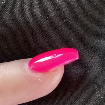 Happiest Nails & Spa - Gel polish with holes and super uneven...lumpy - Nail Salons Near Me - Oceanside, California