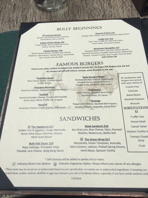 Menu photo 3 Bully Ranch Restaurant Vail, CO Menu photo 3 Bully Ranch Restaurant Vail, CO