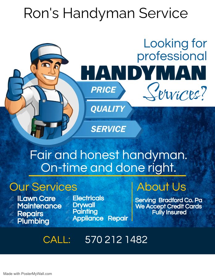Slide of Rons Handyman Service