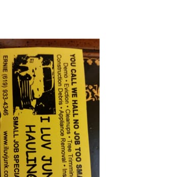 I Luv Junk - Junk Removal & Hauling Near Me - Chula Vista, California