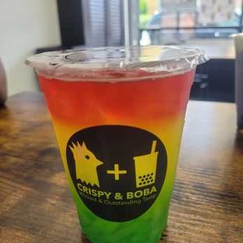 Crispy & Boba - MARLEY (MANGO HIBISCUS TEA WITH GREEN APPLE JELLY) - Chicken Wings Near Me - East Orange, New Jersey Crispy & Boba - MARLEY (MANGO HIBISCUS TEA WITH GREEN APPLE JELLY) - Chicken Wings Near Me - East Orange, New Jersey