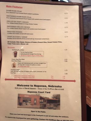 Menu photo 1 No Where Bar & Grill Naponee, NE Menu photo 1 No Where Bar & Grill Naponee, NE