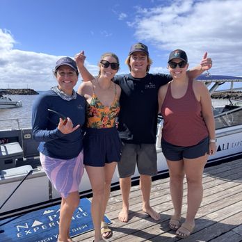 Na Pali Experience - Jackie and shea (butter) with my friend and I - Boating Near Me - Kekaha, Hawaii