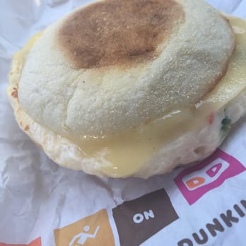 Dunkin' - Egg white + cheese on an English muffin - Coffee & Tea Near Me - Pittsburgh, Pennsylvania Dunkin' - Egg white + cheese on an English muffin - Coffee & Tea Near Me - Pittsburgh, Pennsylvania