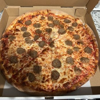 Joes Pizza Pasta & Subs - Large Pizza with meatballs - Italian Near Me - Carrollton, Texas