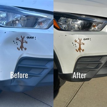 Regional Dent Repair - Before & After
Paintless Bumper Dent Removal Fontana
2019 Nissan Kicks - Mobile Dent Repair Near Me - Corona, California Regional Dent Repair - Before & After
Paintless Bumper Dent Removal Fontana
2019 Nissan Kicks - Mobile Dent Repair Near Me - Corona, California