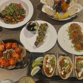 Barn Joo - Pork tacos, Tiger Roll, oysters, Crunchy Tofu, Potato Croquette Japche - Korean Near Me - New York, New York Barn Joo - Pork tacos, Tiger Roll, oysters, Crunchy Tofu, Potato Croquette Japche - Korean Near Me - New York, New York