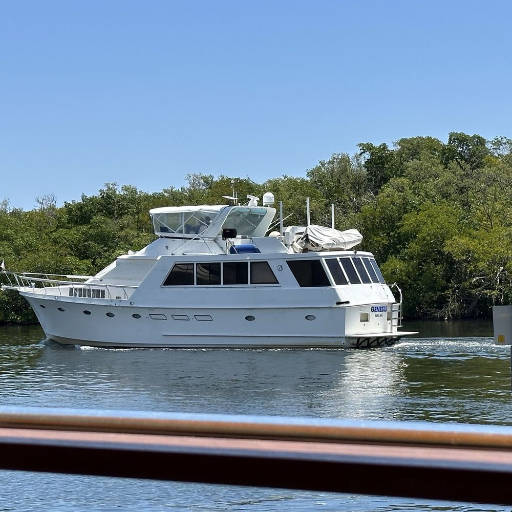 Banana Boat - View from our table right at Ocean Ave., Bridge - Lounges Near Me - Boynton Beach, Florida