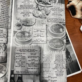 Hermanos Solis Mexican Restaurant - a menu and a stuffed animal - Mexican Near Me - Corpus Christi, Texas