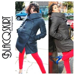 Blacqskirt - Wool Coat. Orig $72. Winter Sale 60% OFF (sale price $28.80)