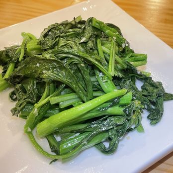 Chef Yao - Stir-fried water spinach w. Garlic - Szechuan Near Me - N Providence, Rhode Island