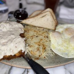 Ham Steak & Eggs