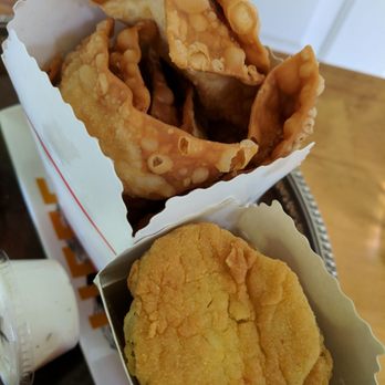 Duguays Chicken & Seafood - Crab Rangoons and fried pickles. Yum - Seafood Near Me - Gardner, Massachusetts