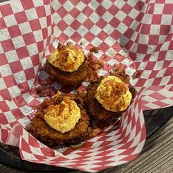 The Backwoods Bar And Grill - Fried deviled eggs