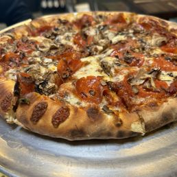 Pepperoni and mushroom Pepperoni and mushroom