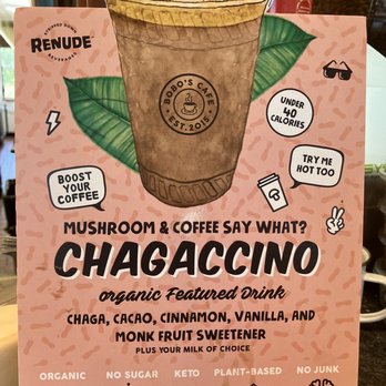 Bobo's Cafe - a cup of chagaccino - Cafes Near Me - Baldwin Place, New York