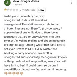 Please Read!!!! Pocket puller for parents!!! Rude staff !!! Unsanitary!!!